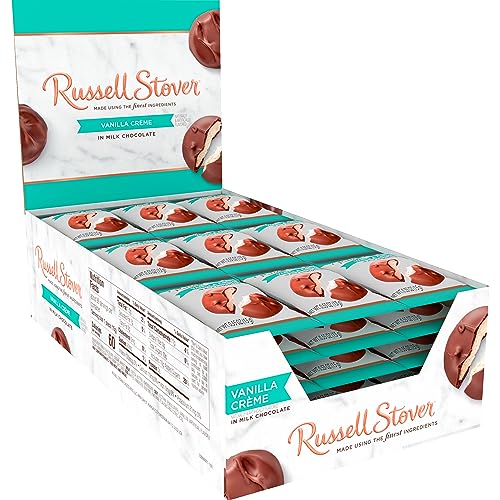 0077260110954 - RUSSELL STOVER MILK CHOCOLATE VANILLA CREME - 0.55 OZ (PACK OF 36)