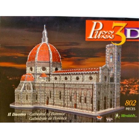 0772666009108 - WREBBIT PUZZ 3D IL DUOMO CATHEDRAL OF FLORENCE 802 PIECES