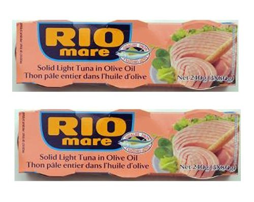 7727757778527 - RIO MARE TUNA FISH IMPORTED FROM ITALY. ITALY'S NUMBER 1 TUNA - THE BEST IMPORTED ITALIAN TUNA - 6 - 3 OZ - CANS HOME GROCERY PRODUCT