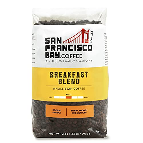 0077324056143 - SAN FRANCISCO BAY COFFEE BREAKFAST BLEND WHOLE BEAN 2LB (32 OUNCE) MEDIUM ROAST