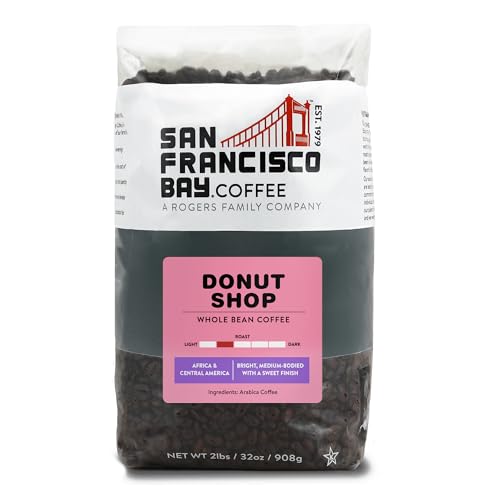 0077324156058 - SAN FRANCISCO BAY WHOLE BEAN COFFEE - DONUT SHOP (2LB BAG), MEDIUM LIGHT ROAST