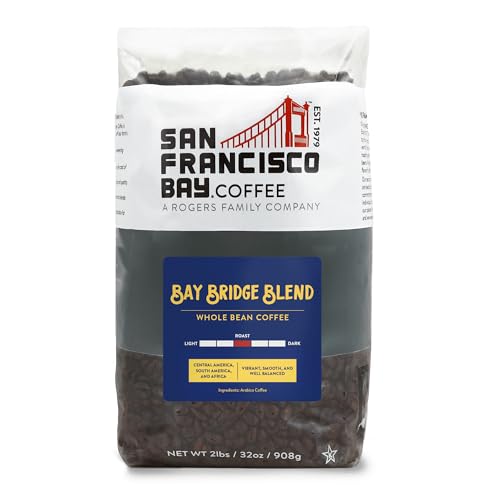0077324561920 - SAN FRANCISCO BAY WHOLE BEAN COFFEE – BAY BRIDGE BLEND (2LB BAG), MEDIUM ROAST