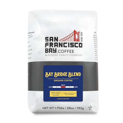 0077324880922 - SAN FRANCISCO BAY GROUND COFFEE – BAY BRIDGE BLEND (28OZ BAG), MEDIUM ROAST