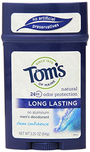 0077326833858 - TOM'S OF MAINE 24 HOUR MENS LONG LASTING DEODORANT, CLEAN CONFIDENCE, 2.25 OZ., 3 COUNT