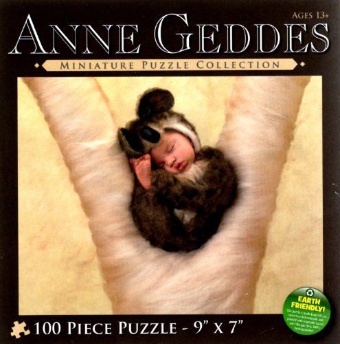 0773392077003 - ANNE GEDDES MINIATURE PUZZLE COLLECTION: HEARTFELT SERIES #7700-11 BABY IN TREE