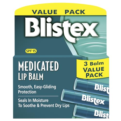 0077344965449 - BLISTEX MEDICATED LIP BALM, 0.15 OUNCE (PACK OF 3)