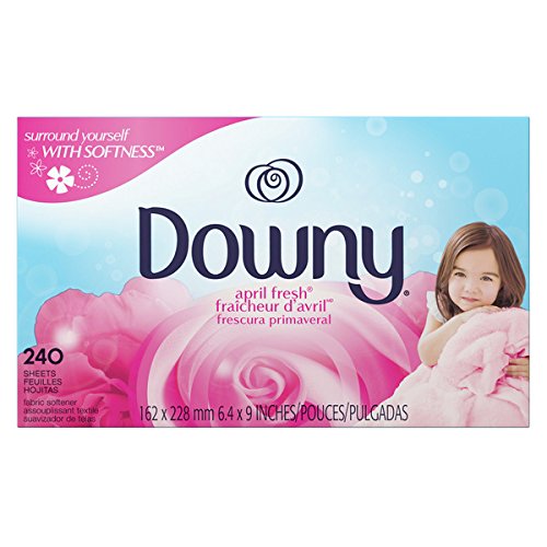0077345568762 - DOWNY APRIL FRESH FABRIC SOFTENER DRYER SHEETS, 240 COUNT