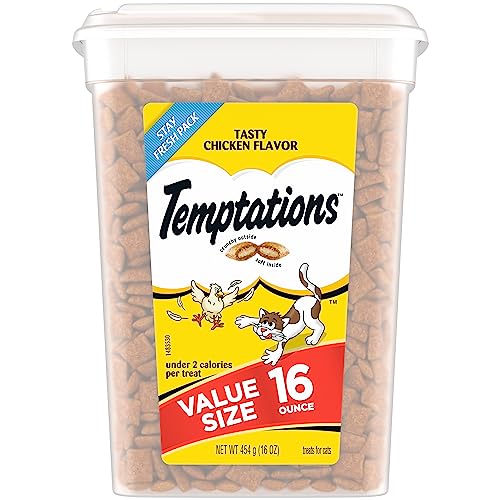 0077349993119 - TEMPTATIONS CLASSIC TREATS FOR CATS TASTY CHICKEN FLAVOR 16 OUNCES