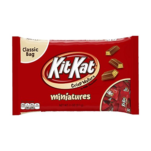 0773821049649 - KIT KAT MINIS, CRISP WAFERS IN MILK CHOCOLATE, 11-OUNCE BAGS (PACK OF 4)