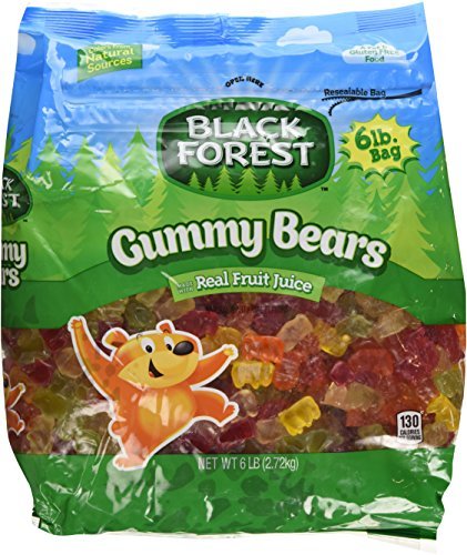 Black Forest Gummy Bears Candy, 6 Lb 6 Pound (Pack of 1) Bears