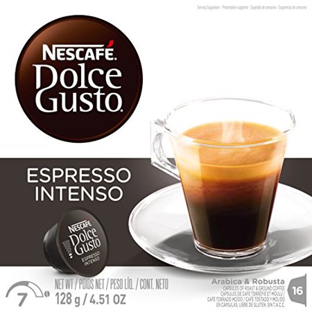 0773821451831 - NESCAFÉ DOLCE GUSTO SINGLE SERVE COFFEE CAPSULES - ESPRESSO INTENSO - 48CT, (3 BOXES 16 CAPSULES)