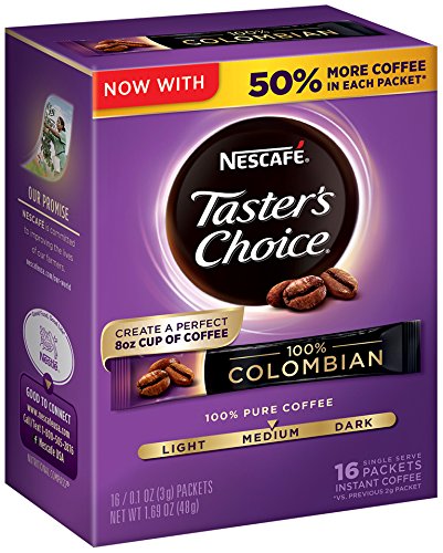 0773821733258 - NESCAFE TASTER'S CHOICE INSTANT COFFEE, COLOMBIAN (PACK OF 8)