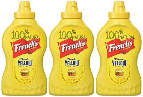 0773821838946 - FRENCHS SQUEEZE BOTTLE 14 OZ PACK , CLASSIC YELLOW MUSTARD, 42 OUNCE, (PACK OF 3)