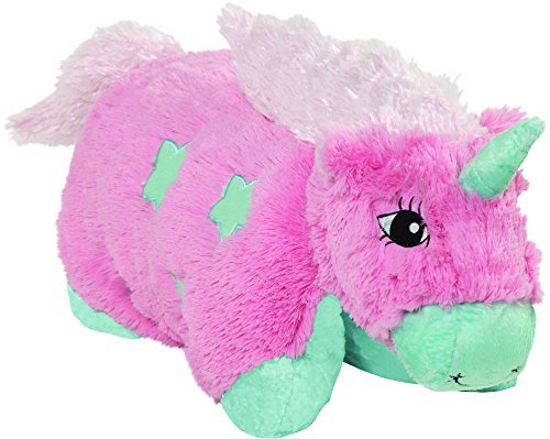 0773822834756 - CJ PRODUCTS PETS MYSTICAL UNICORN PILLOW, 18, PINK/GREEN BY PILLOW PETS