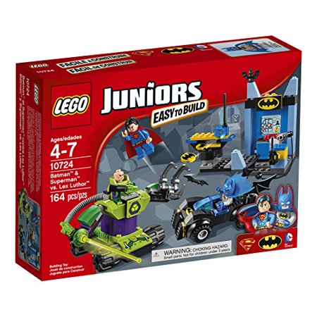0775070557906 - LEGO JUNIORS 10724 BATMAN & SUPERMAN VS LEX LUTHOR BUILDING KIT (164 PIECE)