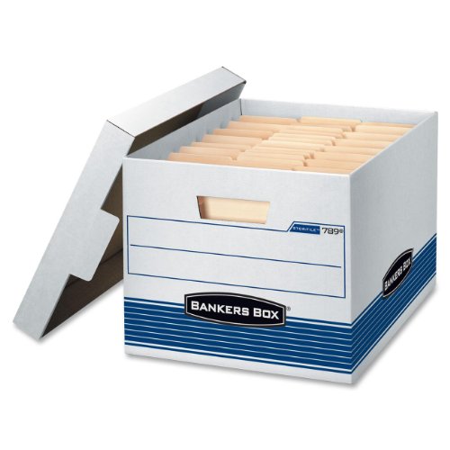 0077511007897 - BANKERS BOX STOR/FILE MEDIUM-DUTY STORAGE BOXES, LETTER/LEGAL, 12 PACK