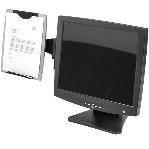 0077511803338 - FELLOWES(R) OFFICE SUITES MONITOR MOUNT COPYHOLDER, BLACK/SILVER