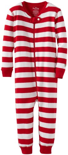 0775165143939 - HATLEY BABY BOYS' ZIP UP COVERALL CANDY CANE STRIPES, WHITE, 18 24 MONTHS