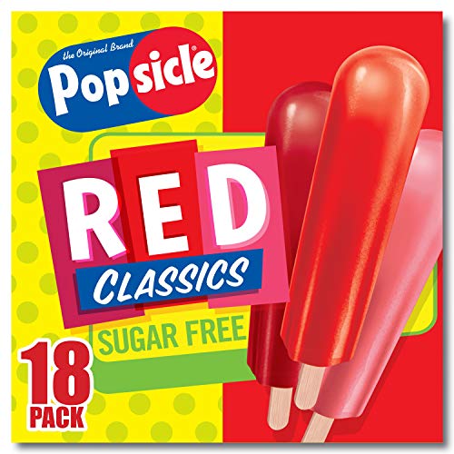 0077567550002 - POPSICLE, SUGAR-FREE RED CLASSICS, 18 COUNT (FROZEN)