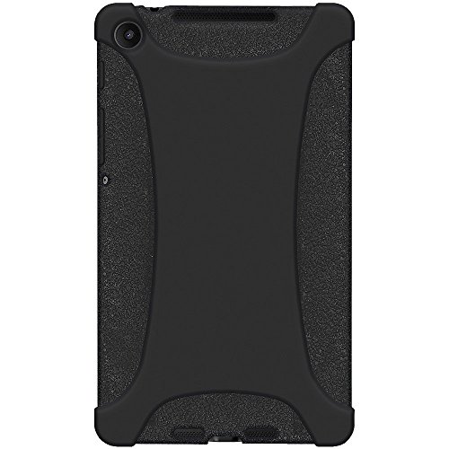 0776280041070 - AMZER SILICONE JELLY SOFT SKIN FIT CASE COVER FOR ASUS NEW NEXUS 7/GOOGLE NEW NEXUS 7, BLACK (AMZ96131)