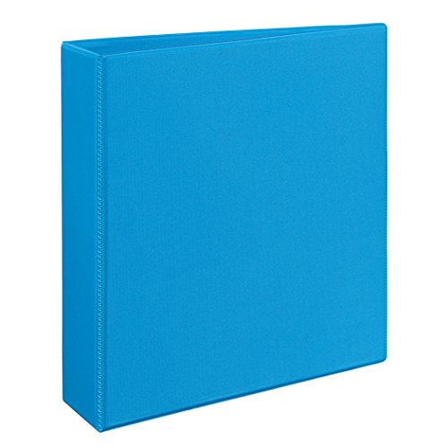 0077711055018 - AVERY HEAVY-DUTY NONSTICK VIEW BINDER WITH 2 INCH RINGS, LIGHT BLUE, 1 BINDER