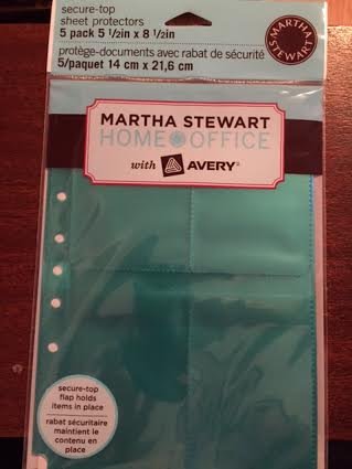 0077711145351 - MARTHA STEWART HOME OFFICE WITH AVERY - SECURE-TOP SHEET PROTECTORS WITH 4 POCKETS, TEAL