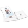 0077711170025 - DURABLE VIEW BINDER WITH SLANT RINGS, 1/2 CAPACITY, WHITE