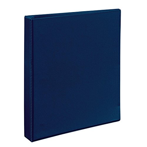 0077711798090 - AVERY HEAVY-DUTY REFERENCE VIEW BINDER WITH 1 INCH EZD RINGS, NAVY BLUE