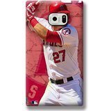7773602854908 - MLB MIKE TROUT ANGELS ACTION SHOT HARD CASE COVER FOR SAMSUNG GALAXY NOTE 5