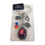 0077764252723 - ALICE IN WONDERLAND RED QUEEN PEWTER CHARMS KEY CHAIN