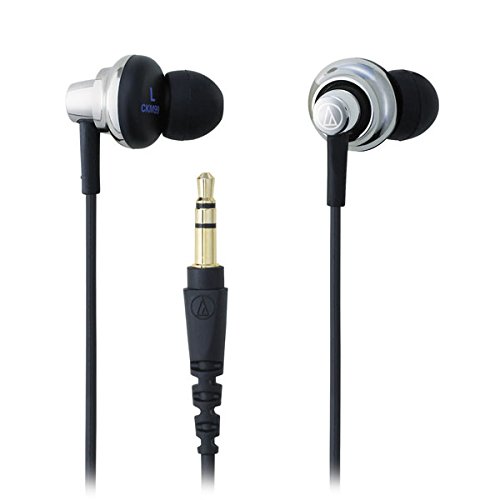 0777786288433 - AUDIO TECHNICA ATH-CKM77 EARBUDS - BLACK (DISCONTINUED BY MANUFACTURER)