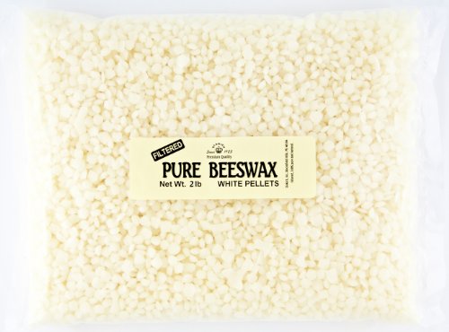 0077799024708 - STAKICH 2-LB PURE WHITE BEESWAX PELLETS - COSMETIC GRADE, TOP QUALITY -
