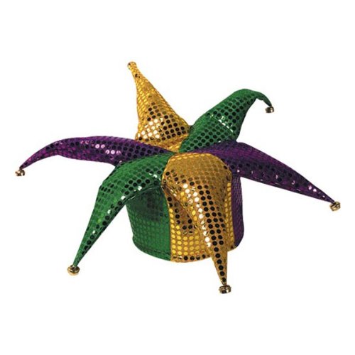 0778295017279 - GLITZ 'N GLEAM JESTER HAT (W/BELLS) PARTY ACCESSORY (1 COUNT)