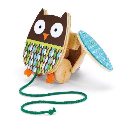 7783428251881 - SKIP HOP TREETOP FRIENDS FLAPPING OWL PULL TOY