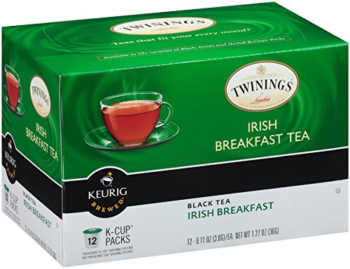 0778554201302 - TWININGS IRISH BREAKFAST TEA, KEURIG K-CUPS, 12 COUNT (PACK OF 6)