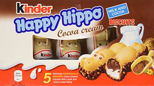 0778554360405 - KINDER HAPPY HIPPO - COCOA, CASE, 10X(20.7G X 5) BY FERRERO