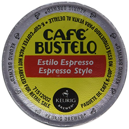 0778554479442 - KEURIG CAFE BUSTELO COFFEE ESPRESSO K-CUPS CUBAN (18 COUNT)