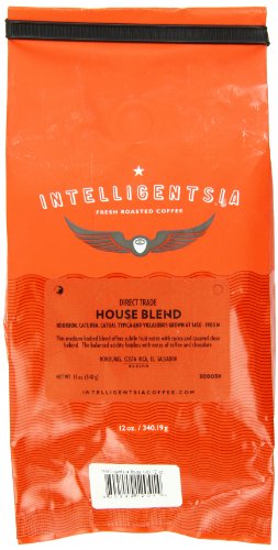 0778554886820 - INTELLIGENTSIA HOUSE BLEND, DIRECT TRADE, WHOLE BEAN COFFEE, 12-OUNCE