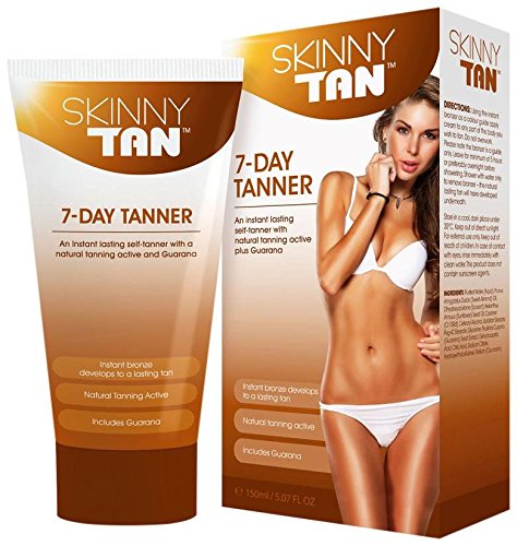0778714748180 - SKINNY TAN 7-DAY TANNER, NATURAL GLOW, COCONUT, 5.07 FLUID OUNCE