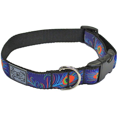 0778810828847 - RC PET PRODUCTS 5/8-INCH ADJUSTABLE DOG CLIP COLLAR, 7 BY 9-INCH, X-SMALL, REGAL PEACOCK