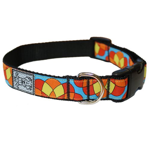 0778810828939 - RC PET PRODUCTS 1-INCH ADJUSTABLE DOG CLIP COLLAR, MEDIUM, STAINED GLASS