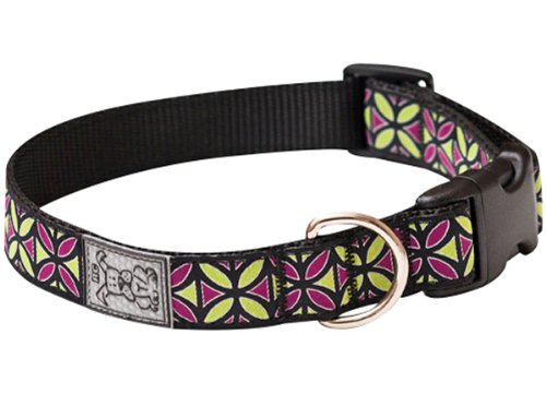 0778810852620 - RC PET PRODUCTS 1-INCH ADJUSTABLE DOG CLIP COLLAR, MEDIUM, BERRY MOJITO