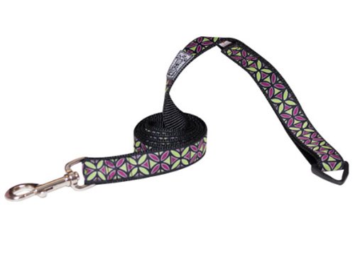 0778810852903 - RC PET PRODUCTS DOG LEASH, 1-INCH BY 6-FEET, BERRY MOJITO