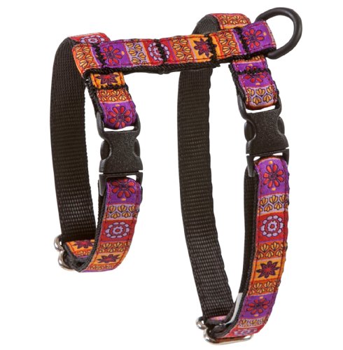 0778810856819 - RC PET PRODUCTS 1/2-INCH KITTY HARNESS, LARGE, TRENDY MEHNDI