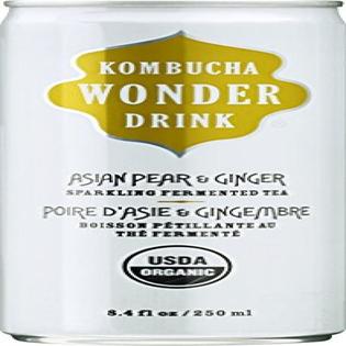 0778894516562 - KOMBUCHA WONDER DRINK, ASIAN PEAR AND GINGER FERMENTED TEA, 8.4OZ CAN (PACK OF 24)
