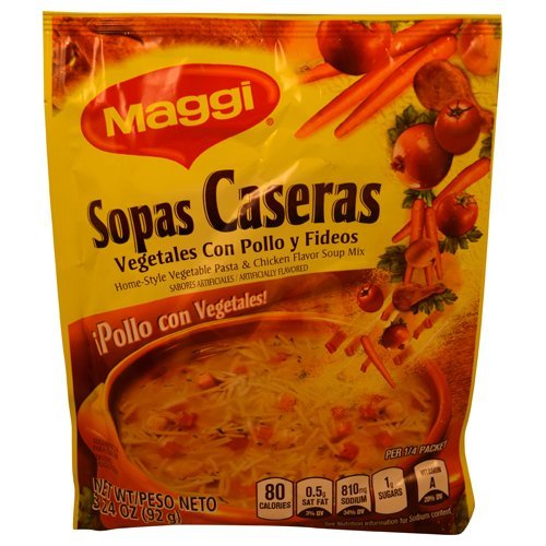 0778894594621 - MAGGI SOPAS CASERAS VEGETABLE, 2.99-OUNCE (PACK OF 12) BY MAGGI