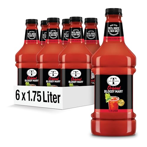 0778894692945 - MR & MRS T ORIGINAL BLOODY MARY MIX, 1.75 L BOTTLES (PACK OF 6)