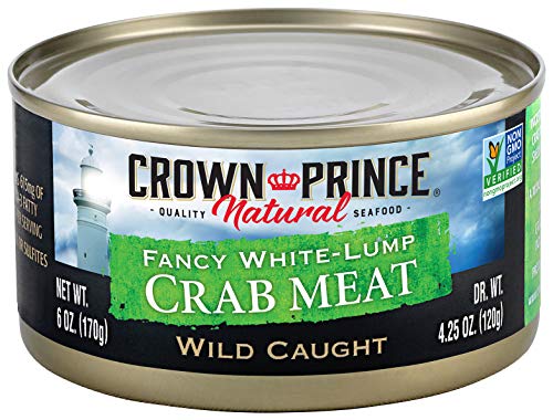 0778894781007 - CROWN PRINCE NATURAL FANCY WHITE-LUMP CRAB MEAT, 6-OUNCE CANS (PACK OF 12)