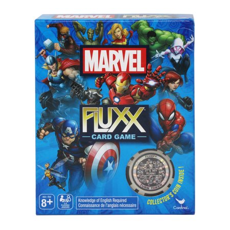 0778988278239 - MARVEL FLUXX CARD GAME WITH COLLECTOR’S COIN