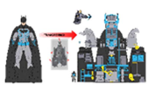 0778988368381 - DC COMICS BATMAN, BAT-TECH BATCAVE, GIANT TRANSFORMING PLAYSET WITH EXCLUSIVE 4” BATMAN FIGURE AND ACCESSORIES, KIDS TOYS FOR BOYS AGED 4 AND UP
